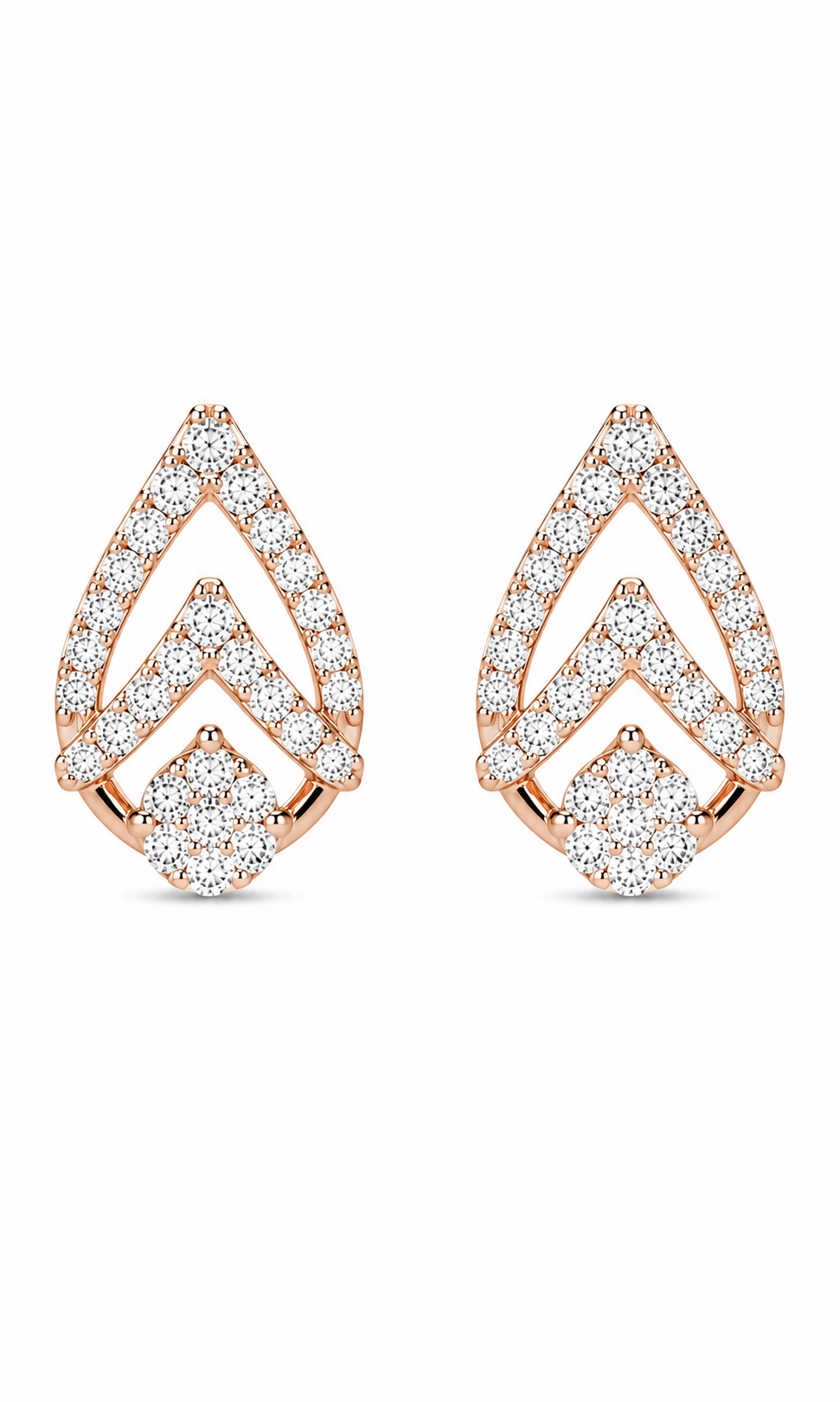 Solitaire Drop Earrings