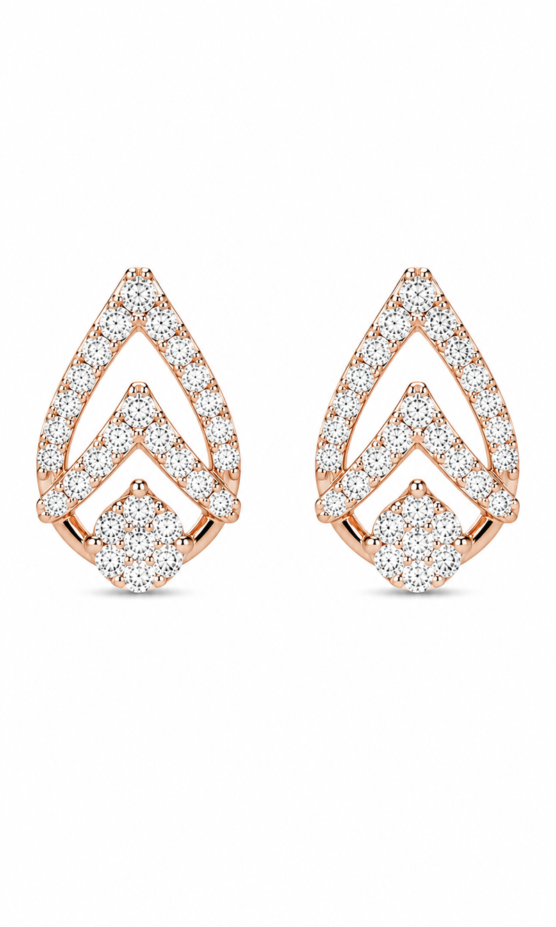 Solitaire Drop Earrings
