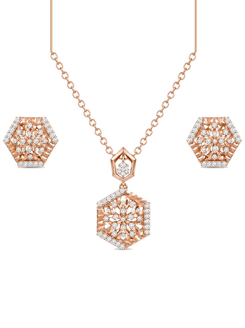 Sophistique Diamond Pendant Set