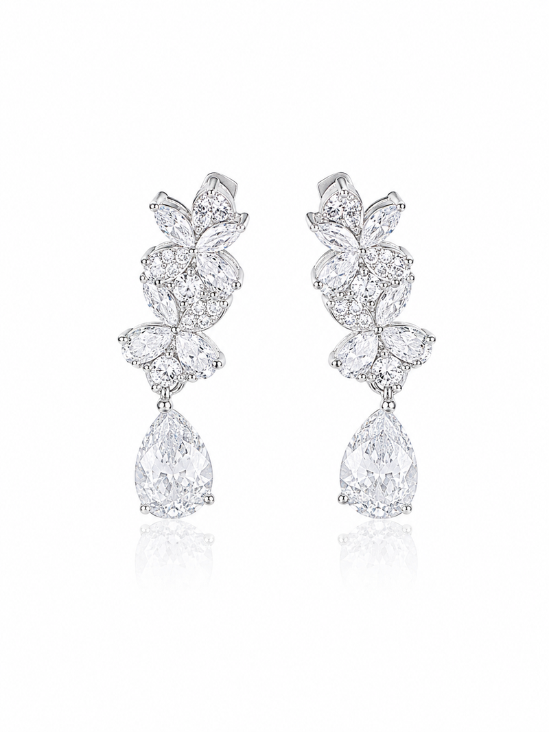 Sophisticate Silver Earrings
