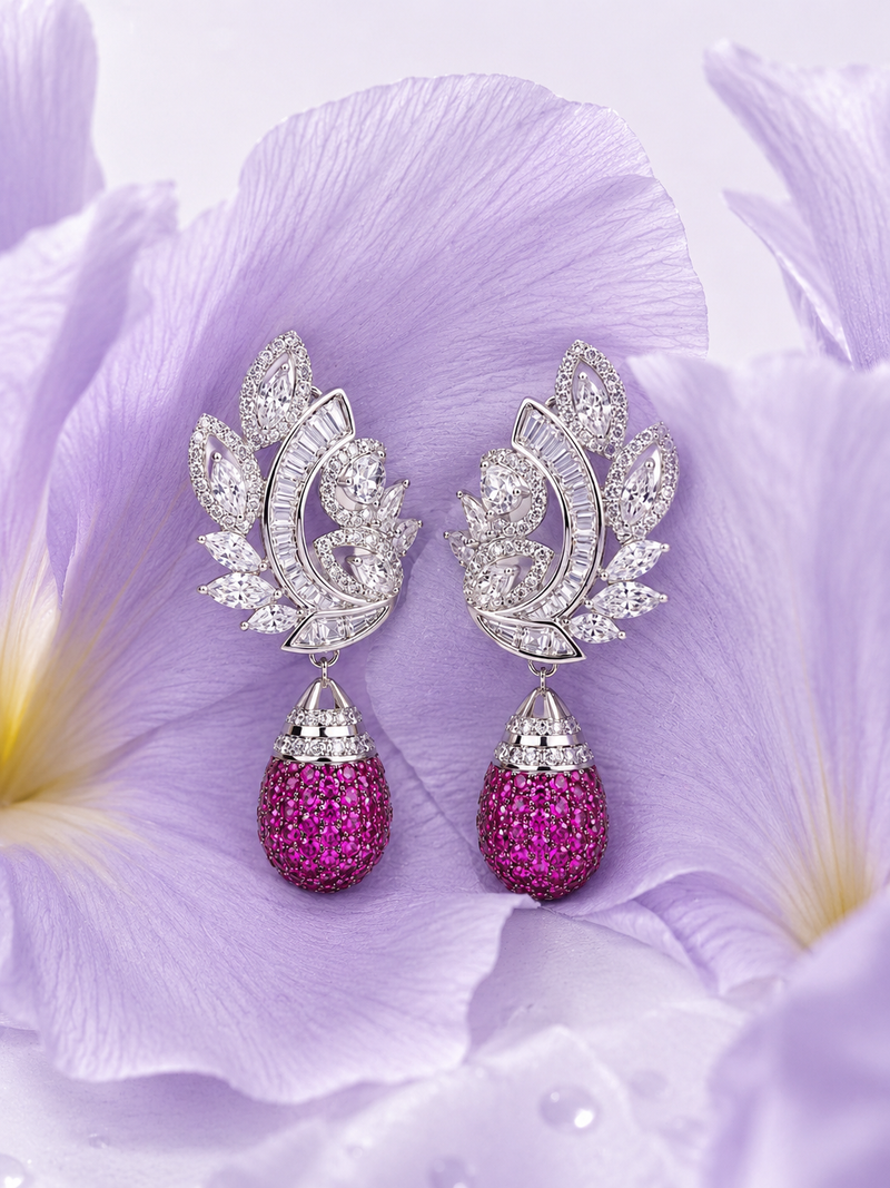 Statement Silver Earrings